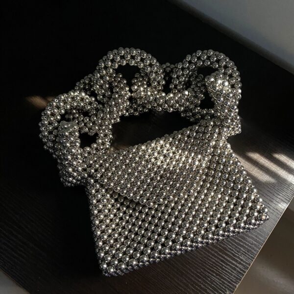 The Link Bag - silver