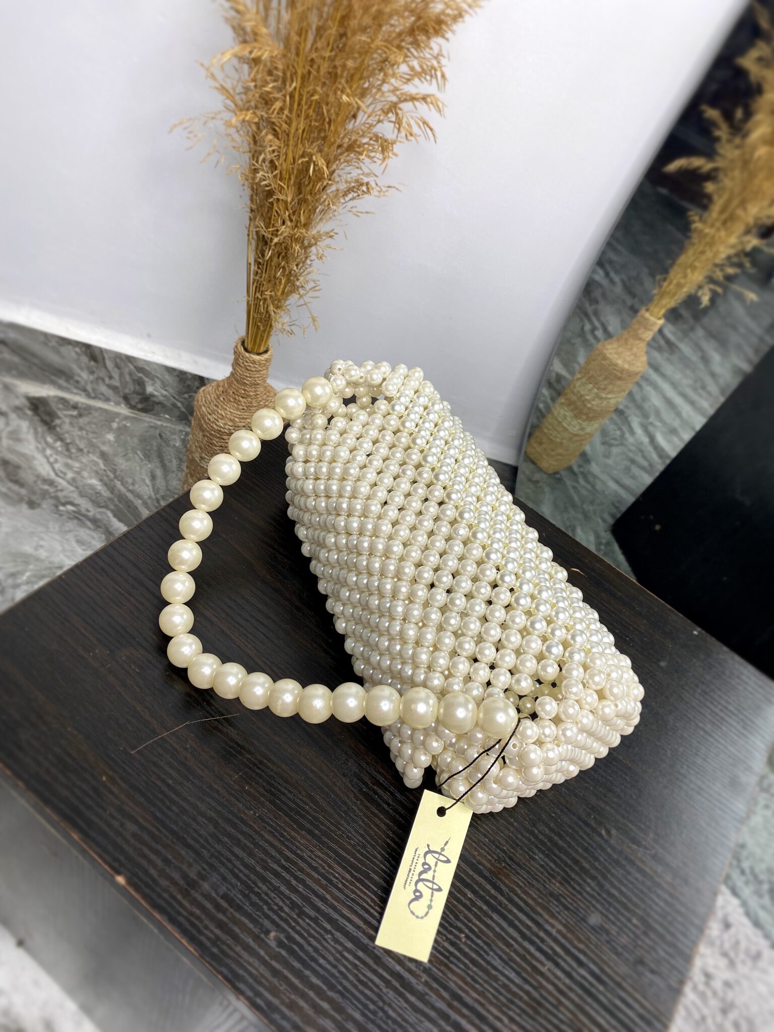 Oma Bag – Cream – Lalathebeadmaker.com