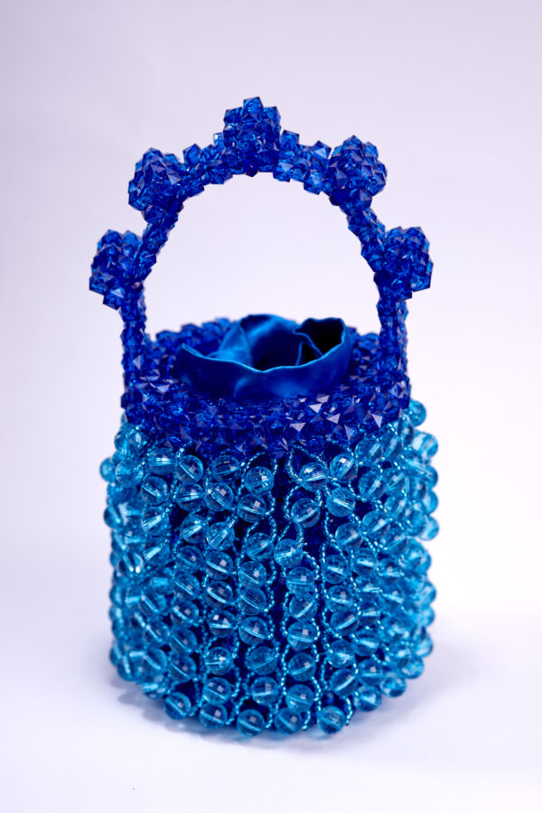 Ncho Barrel Bag ~ Blue Velvet